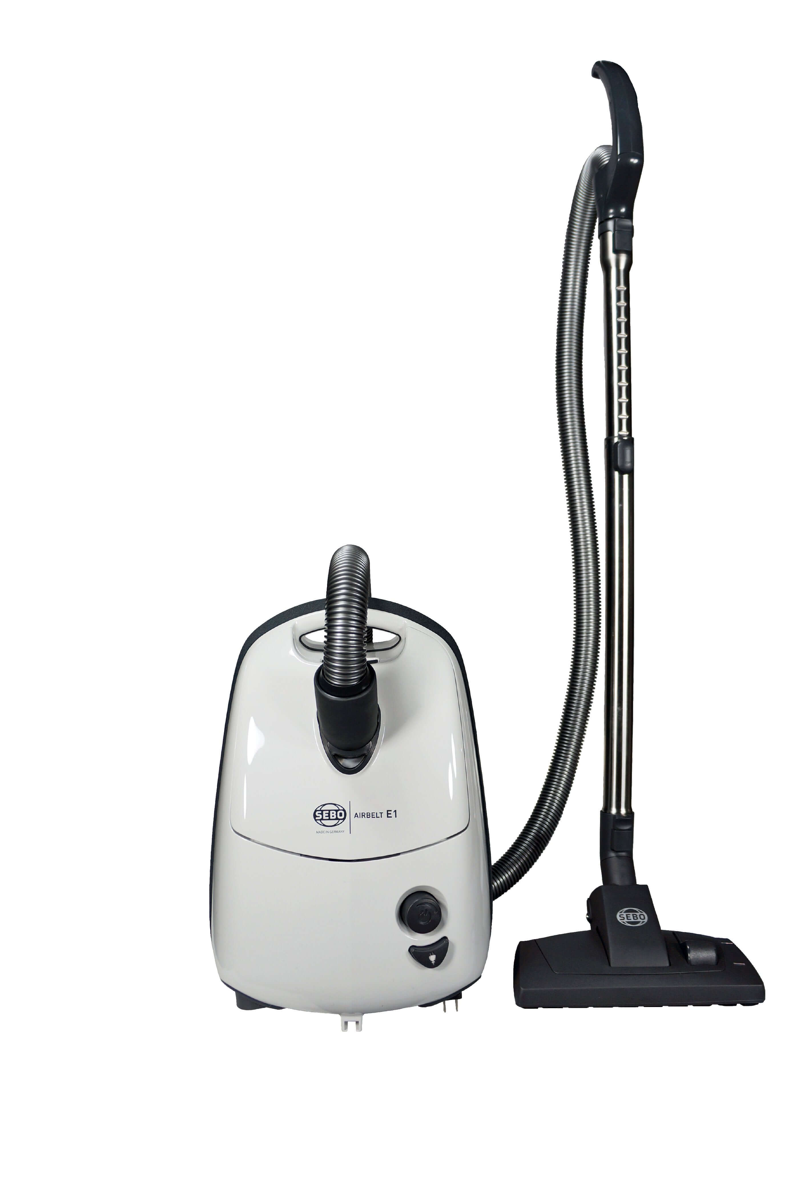 AIRBELT E1 Kombi Canister Vacuum w/Combination Nozzle 91602AM, Artic White - Suvio