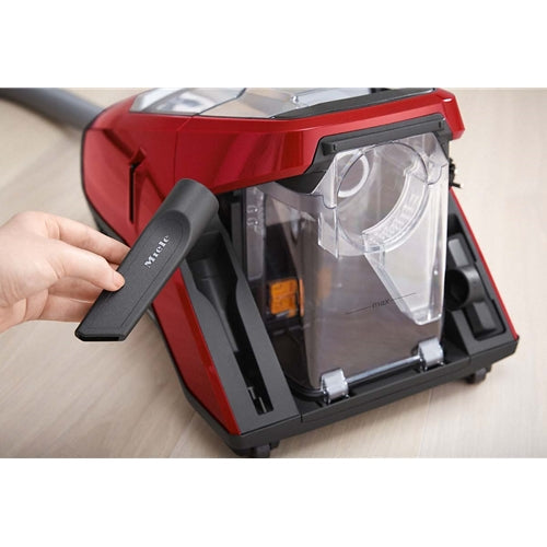 Miele HomeCare Blizzard CX1 PowerLine Bagless Canister, Ruby Red - SKCE0 - Suvio