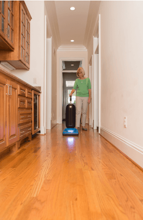 Riccar Supralite ULW Cordless Battery Powered Upright R10CV.6, Pool Blue - Suvio