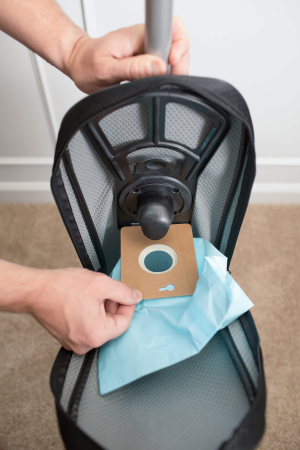 Riccar Supralite Upright Entry Level with Wood Brushroll R10E, Blue - Suvio